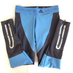 NWOT Stella McCartney Adidas Leggings Mesh Paneled